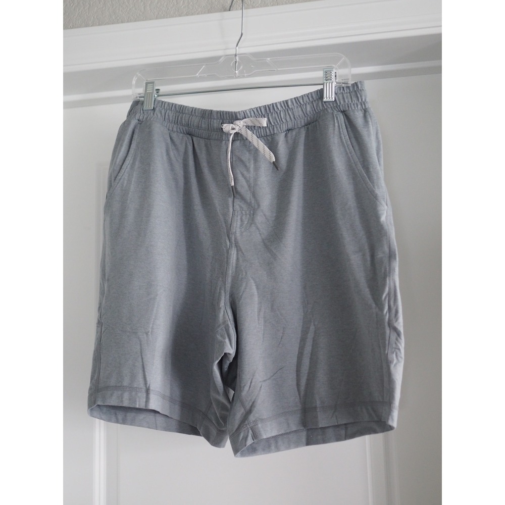 Kirkland Signature Athletic Heather Gray Knit Shorts Gorpcore Large Good Relaxed